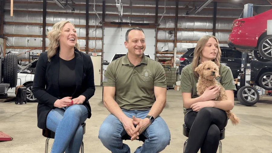 Jen, Mike, and Bella at VVR