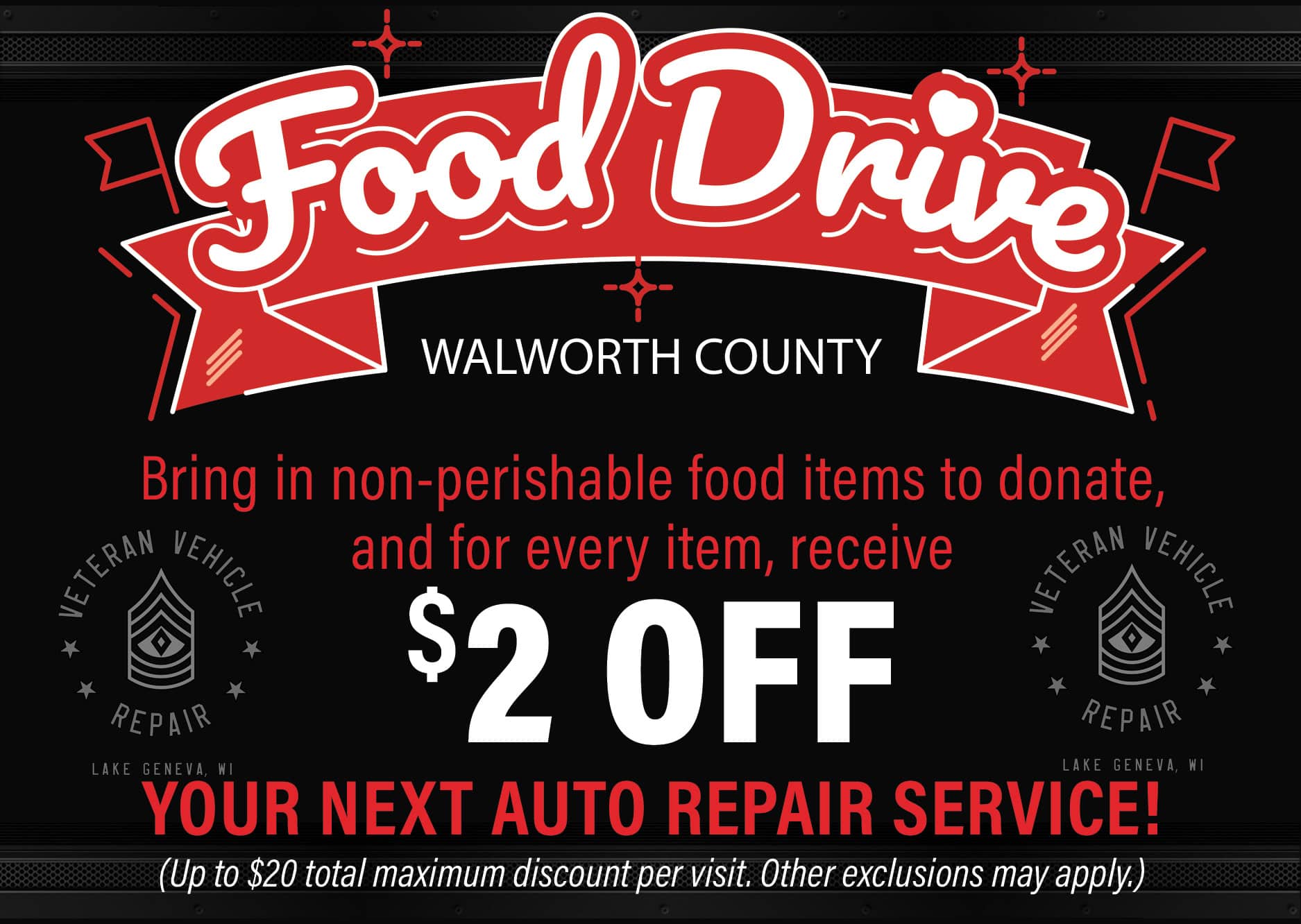 Food Drive Promotion